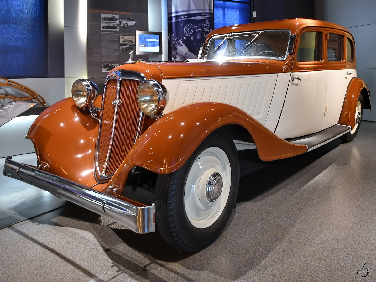 Ein Audi Front 225 aus dem Jahre 1935. (August Horch Museum Zwickau, August 2018)