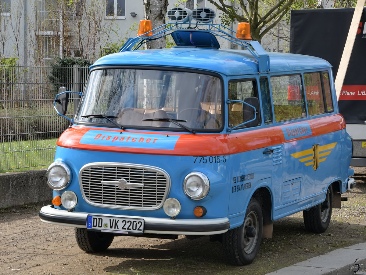 Ein Barkas B1000 im April 2017 in Dresden.