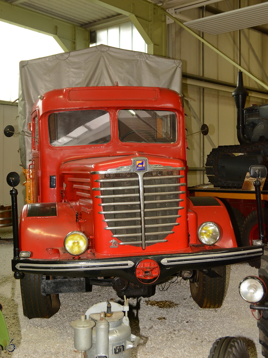 Ein Büssing 8000 war Anfang Dezember 2014 im Auto- und Technikmuseum Sinsheim ausgestellt.