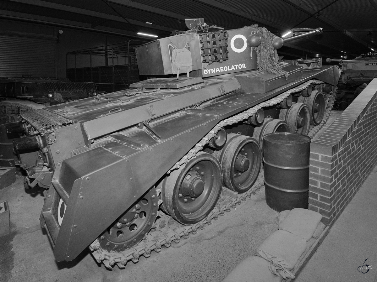 Ein Cruiser Tank A34 Comet im Imperial War Museum von Duxford. (September 2013) 