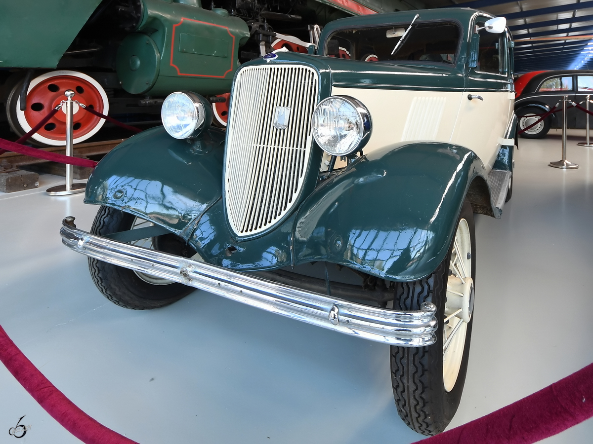 Ein Ford Köln Y 4/21 aus dem Jahr 1933 Anfang April 2019 im Oldtimermuseum Prora.
