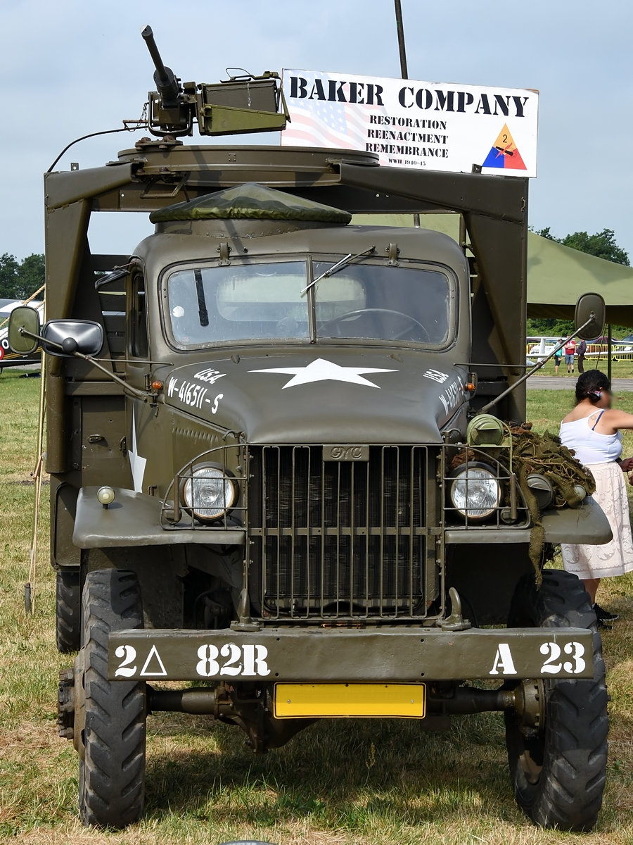 Ein GMC CCKW 2½-ton 6x6 Militär-LKW Anfang Juni 2018 in Aalborg.