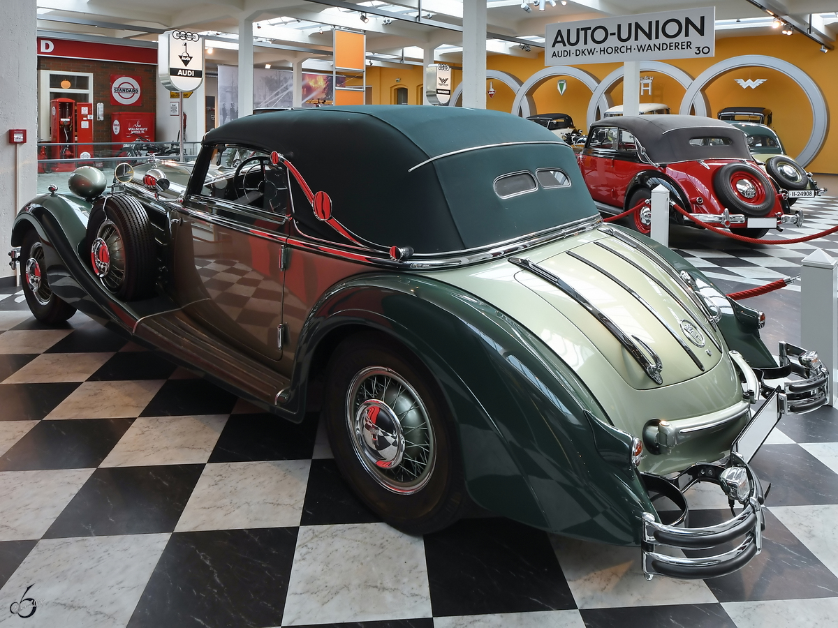 Ein Horch 850 Sport-Cabriolet von 1935. (August Horch Museum Zwickau, August 2018)