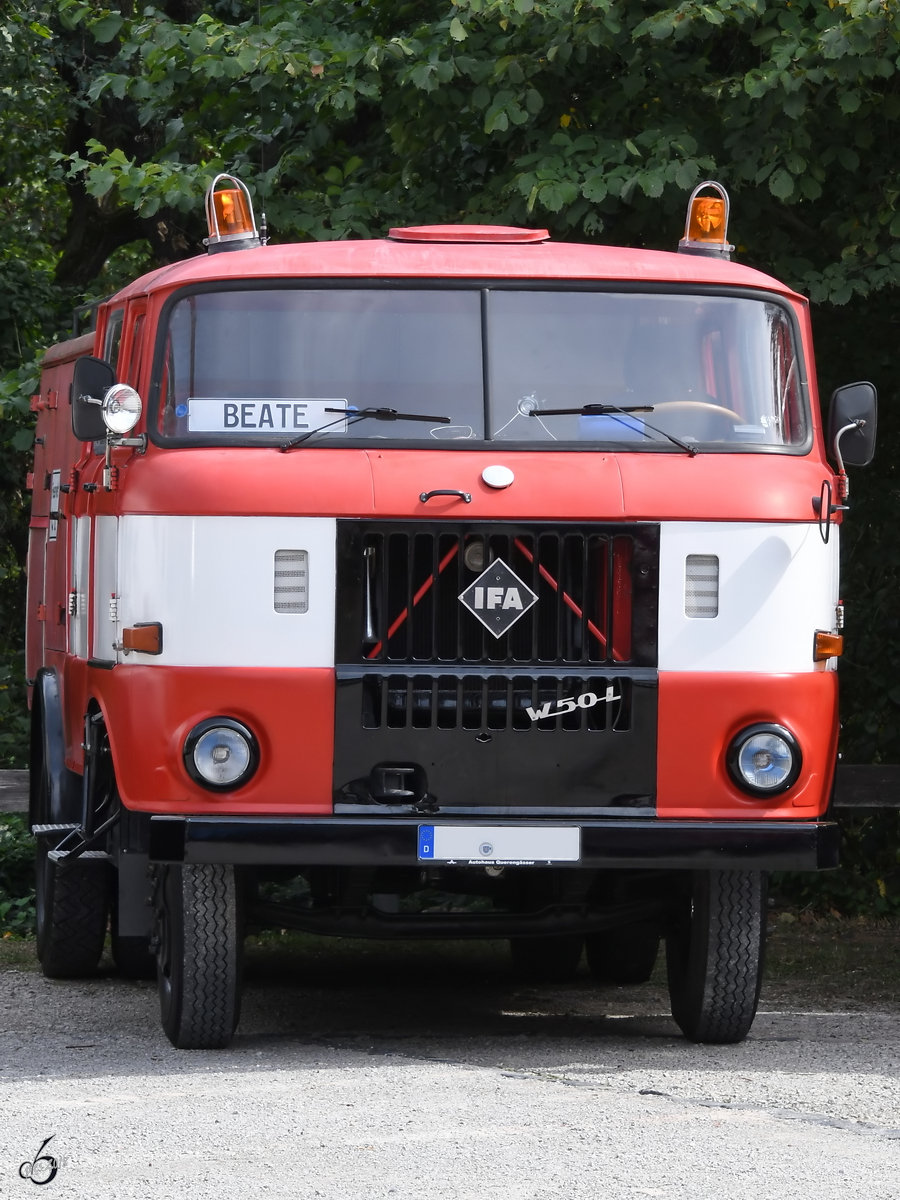 Ein IFA W50-L im September 2018 in Bad Frankenhausen.