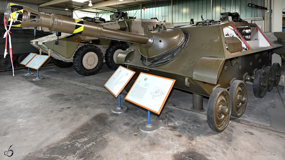 Ein Kanonenjagdpanzer der Bundeswehr in der Wehrtechnischen Studiensammlung Koblenz. (August 2018)