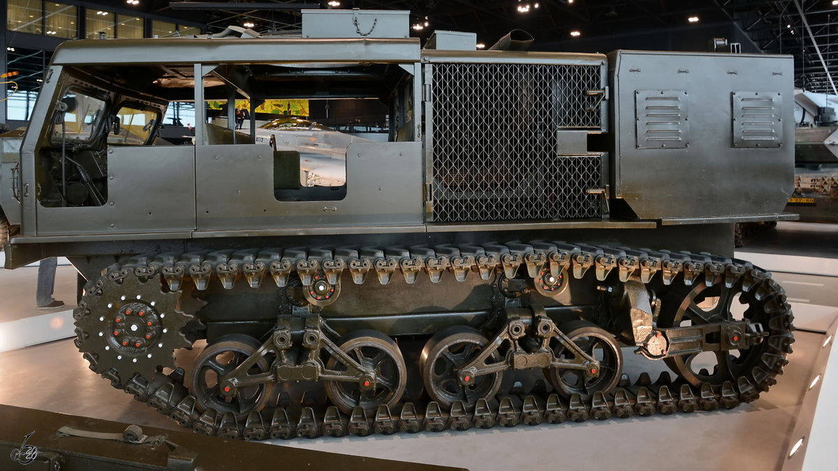 Ein M4 High-Speed Tractor war Ende Dezember 2016 im Nationalen Militärmuseum Soesterberg zu sehen.