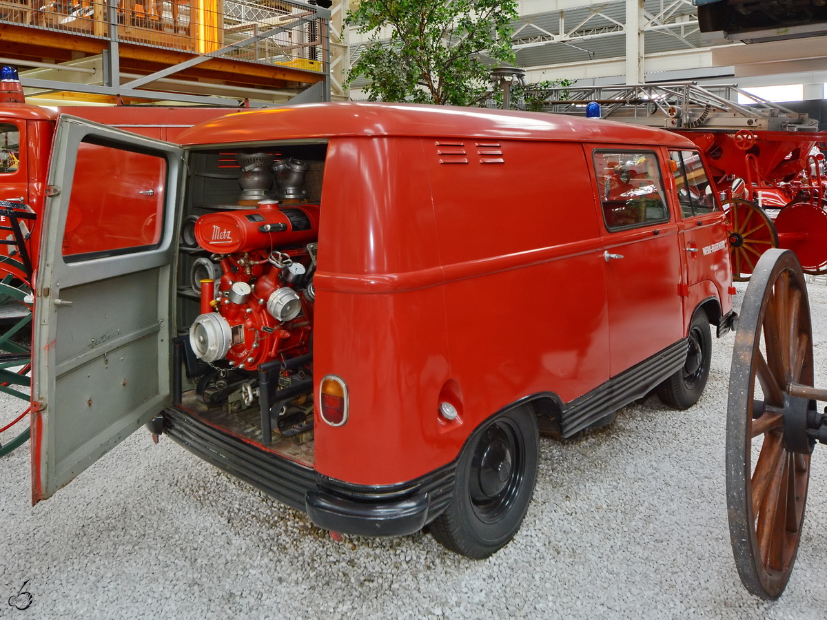 Ein Metz-Ford FK 1000 von 1962, so gesehen Mitte Mai 2014 im Technik-Museum Speyer.