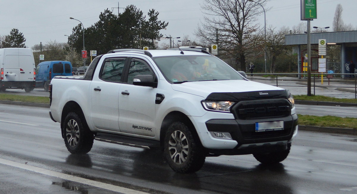 Ein Pick up Ford Ranger 3.2 TDCi  Wildtrak am 10.03.20 Schönefeld.