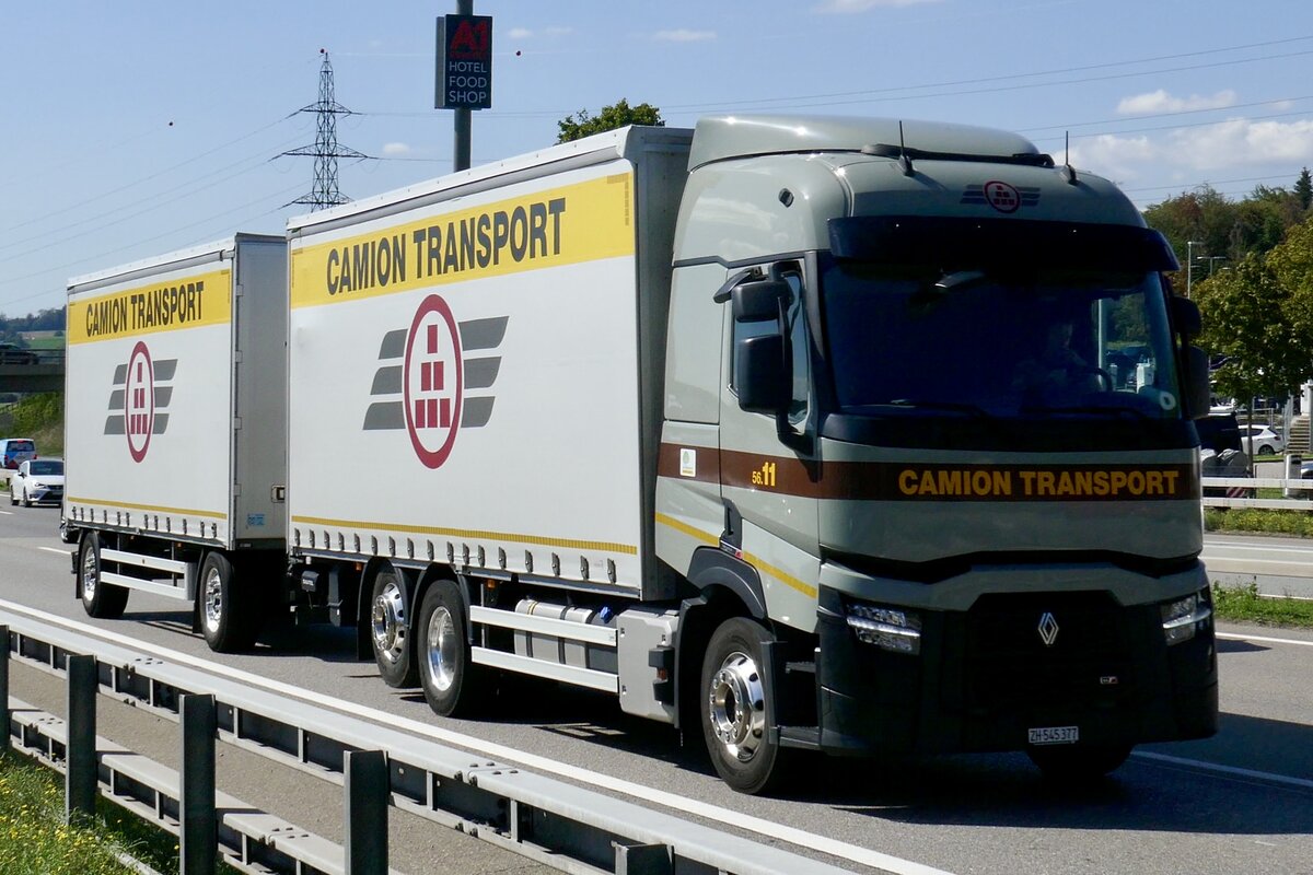 Ein Renault H�ngerzug von Camion Transport am 11.9.26 bei Grauholz.