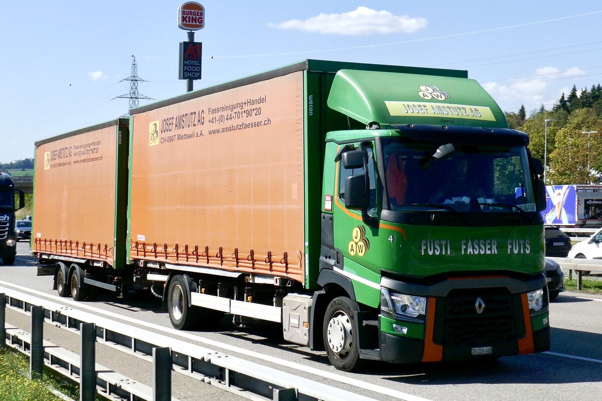 Ein Renault H�ngerzug von Josef Amstutz AG am 11.9.26 bei Grauholz.