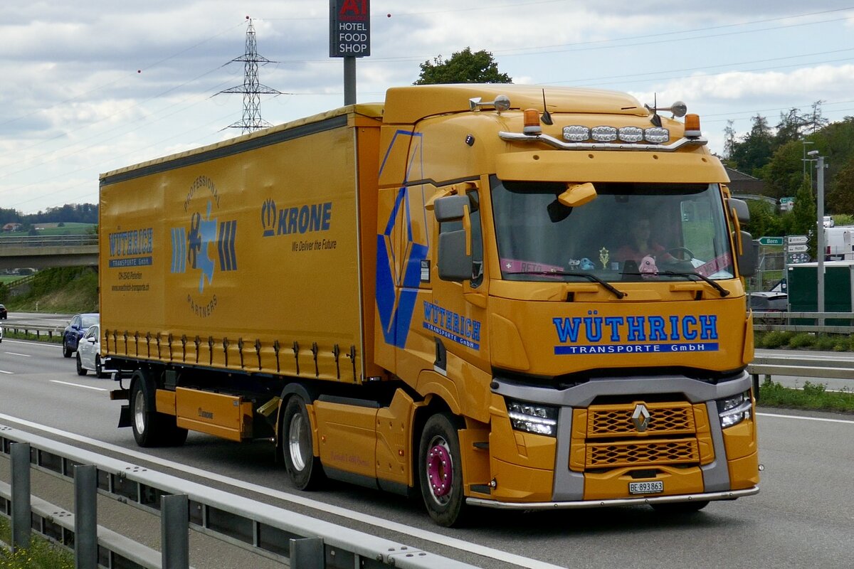 Ein Renault Sattelzug von W�thrich am 10.9.26 bei Grauholz.