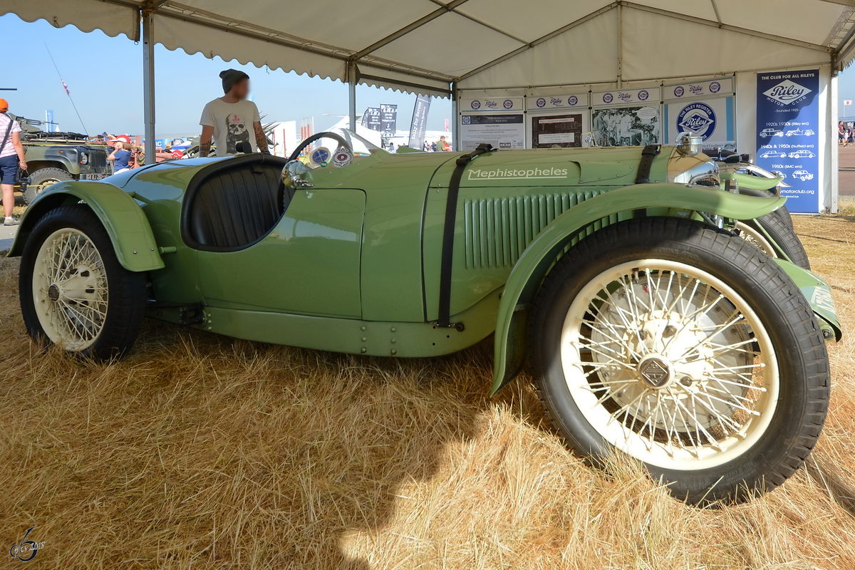 Ein Riley Brooklands aus dem Jahr 1929. (Fairford, Juli 2018)