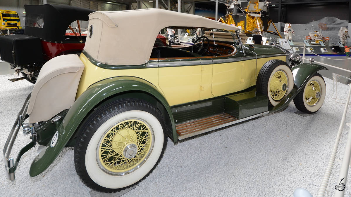 Ein Rolls-Royce Phantom I Springfield ist Teil der Ausstellung im Technik-Museum Speyer. (Mai 2014)