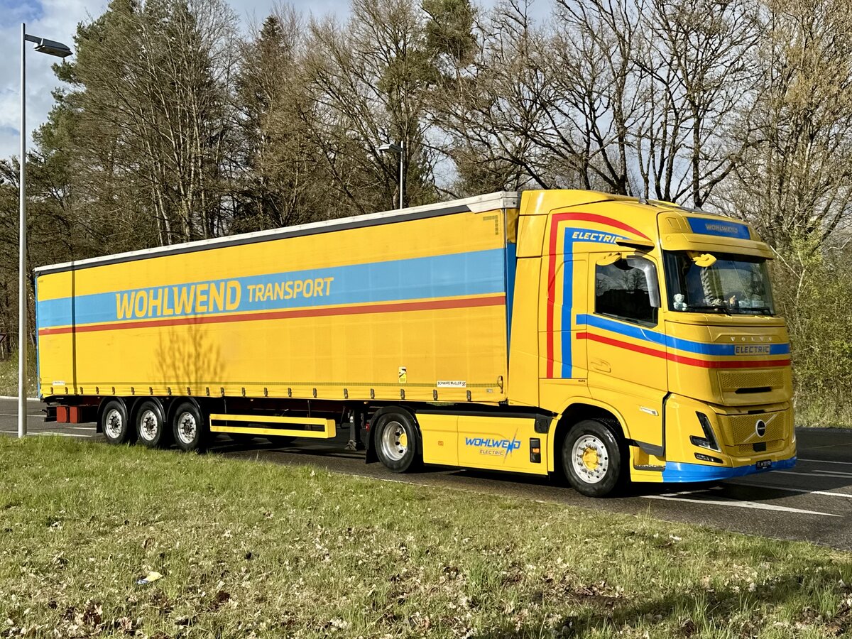 Ein Volvo Aero electric von Wohlwend am 26.3.26 in Bern Bethlehem.