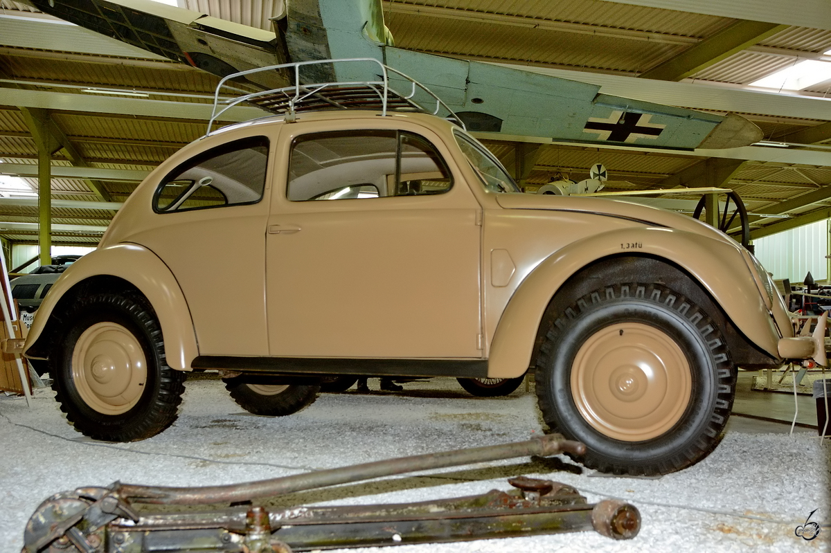 Ein VW Typ 87, auch Kommandeurswagen ist im Auto- und Technikmuseum Sinsheim zu sehen. (Dezember 2014)