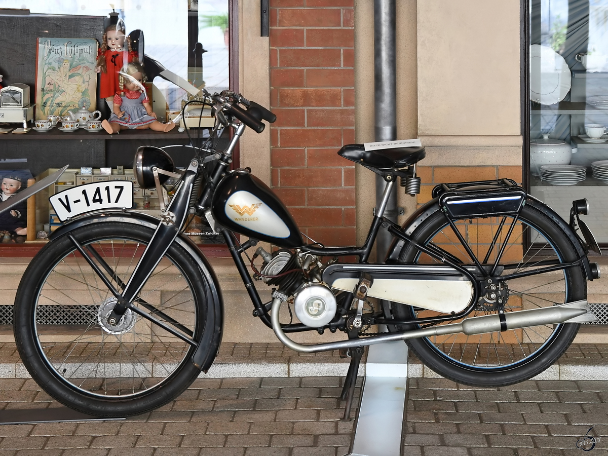 Ein Wanderer 12 AS Damenrad aus dem Jahr 1940. (August Horch Museum Zwickau, August 2018)