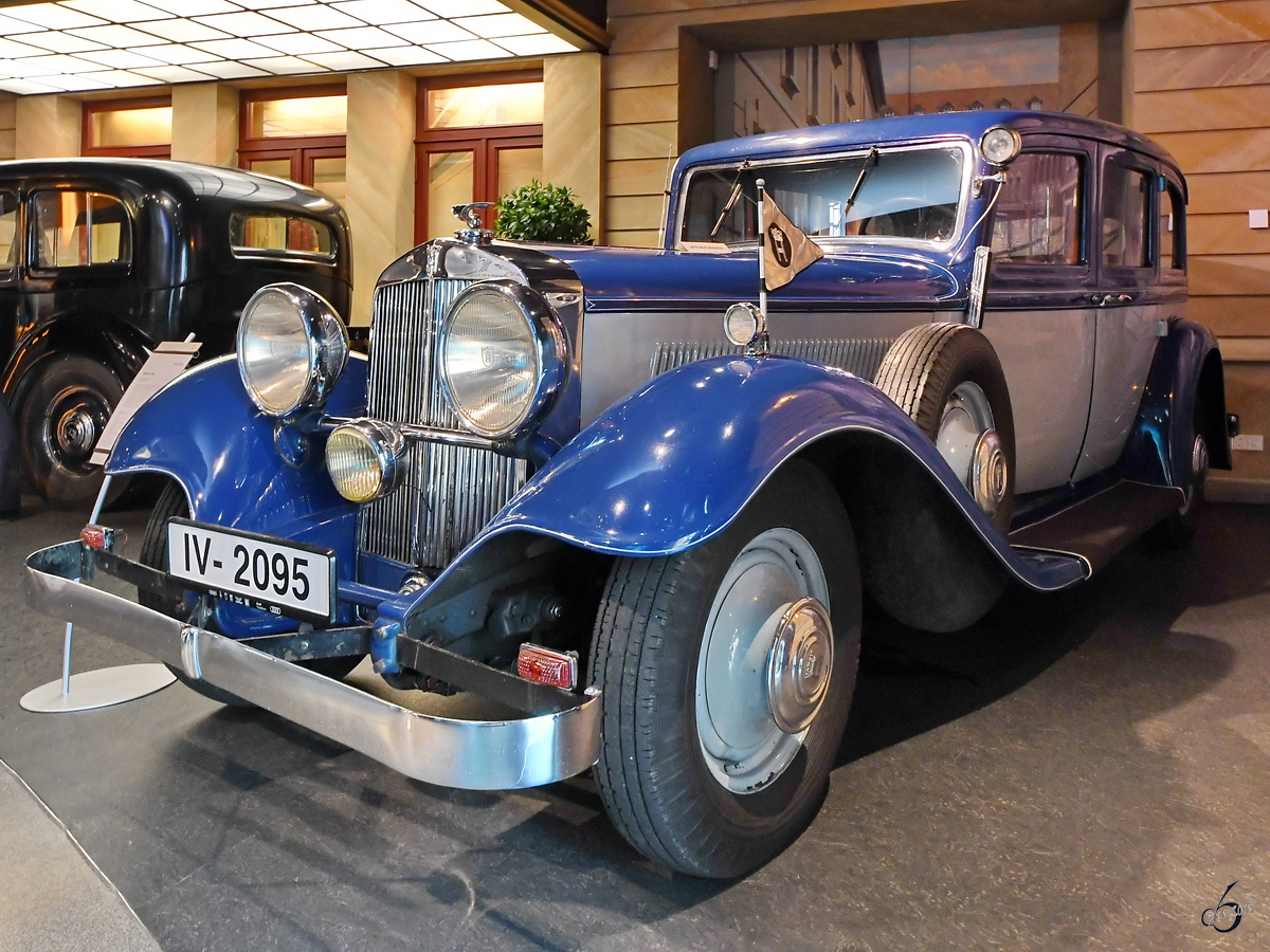 Eine Horch 750 Pullman-Limousine von 1933. (August Horch Museum Zwickau, August 2018)