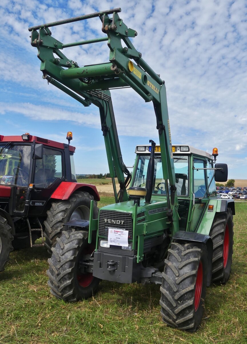 Fendt Farmer 308 LSA, BJ 1998, 86 PS, mit Frontlader, aufgenommen beim Gromperefest in Binsfeld. 09.2026