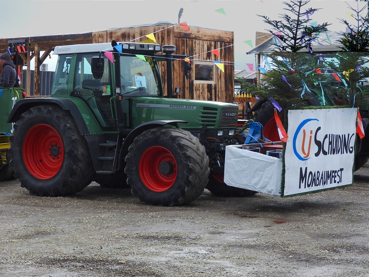 FENDT-Favorit-515C wurde für einen Faschingsumzug verwendet; 260204