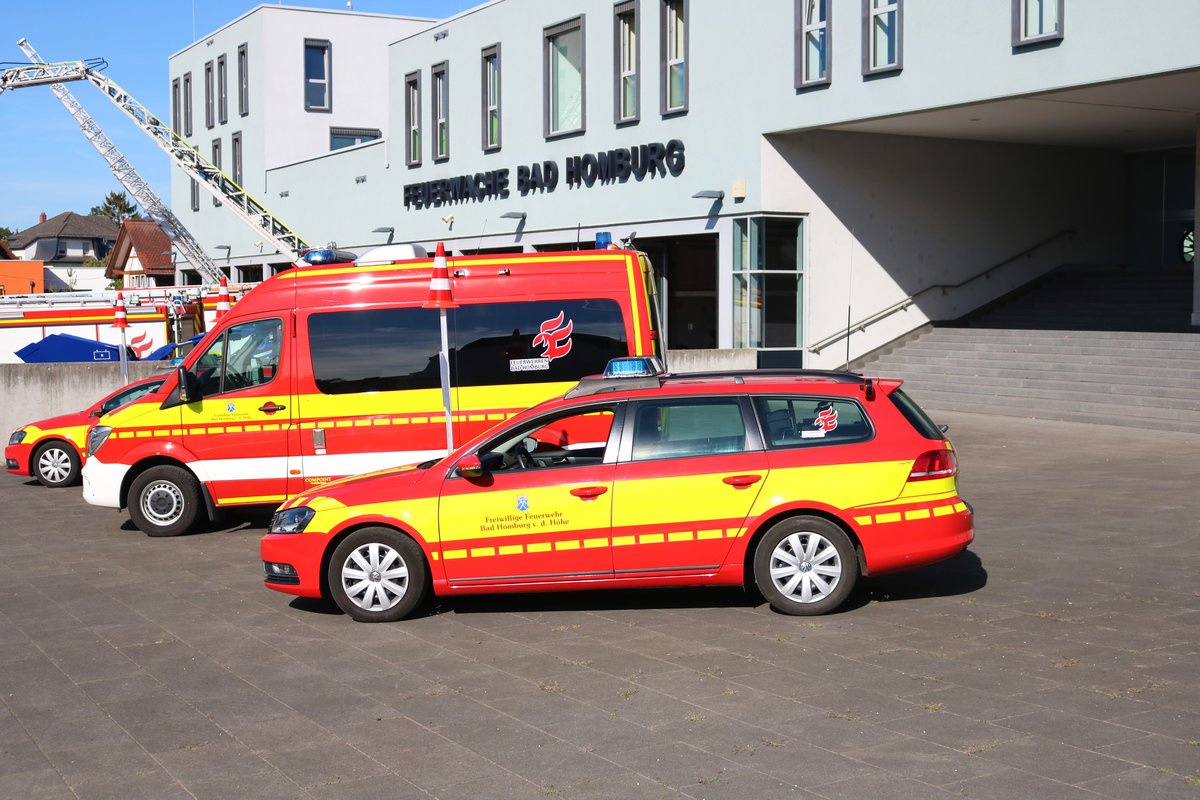 Feuerwehr Bad Homburg VW Passat KdoW (Florian Homburg 1-10-4) am 12.08.18 beim Tag der Offenen Tür 