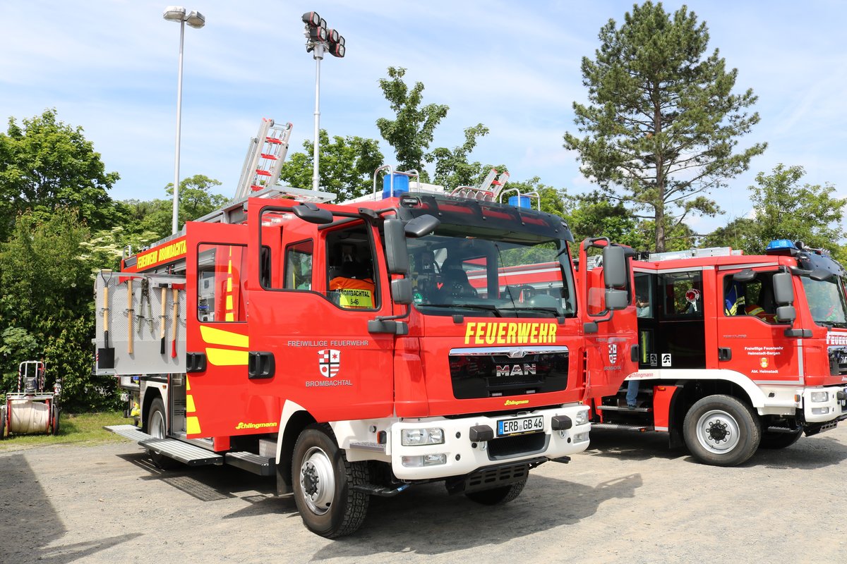 Feuerwehr Brombachtal MAN TGM LF20 am 26.05.19 beim Kreisfeuerwehrtag in Michelstadt (Odenwald)