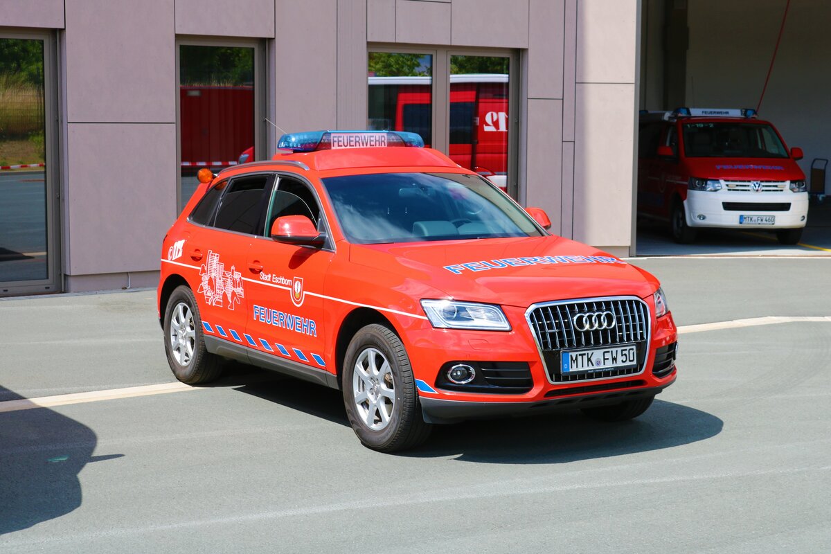 Feuerwehr Eschborn Audi Q3 KdoW am 11.06.22 in Eschborn beim der offenen Tür