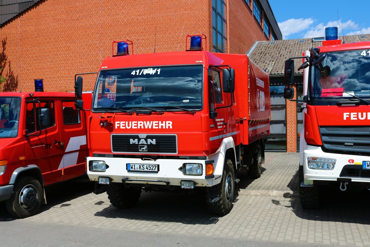 Feuerwehr Fulda MAN GW-L am 03.07.22 beim Tag der offenen Tür
