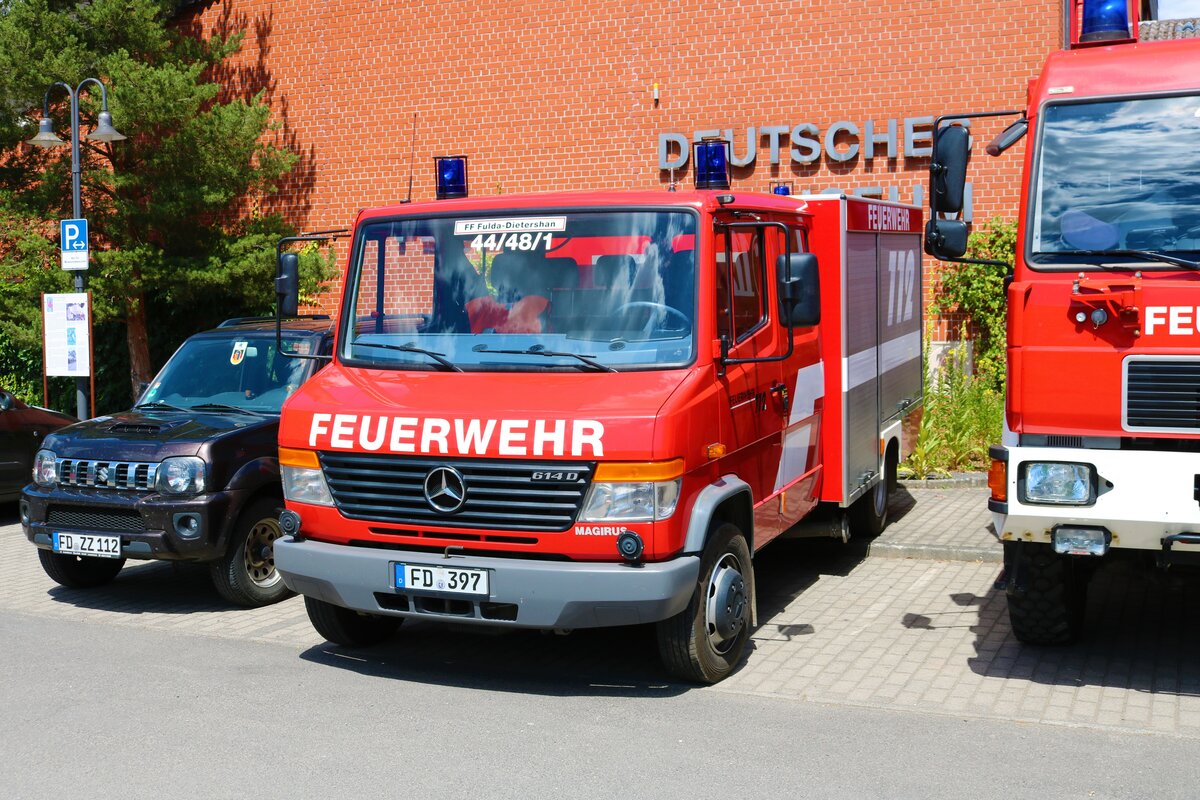 Feuerwehr Fulda Mercedes Benz Vario MLF am 03.07.22 beim Tag der offenen Tür