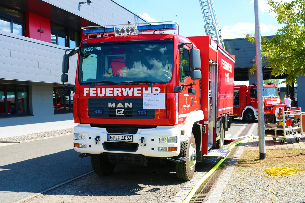 Feuerwehr Groß Gerau MAN GW-L am 03.07.22 beim Tag der offenen Tür