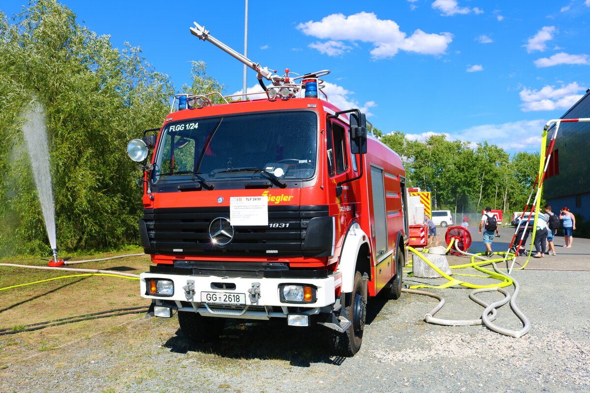 Feuerwehr Groß Gerau Mercedes Benz TLF am 03.07.22 beim Tag der offenen Tür