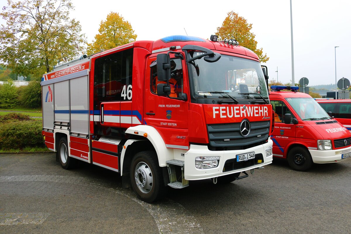 Feuerwehr Idtstein Mercedes Benz Magirus HLF20/16 am 25.09.22 beim Tag der offenen Tür