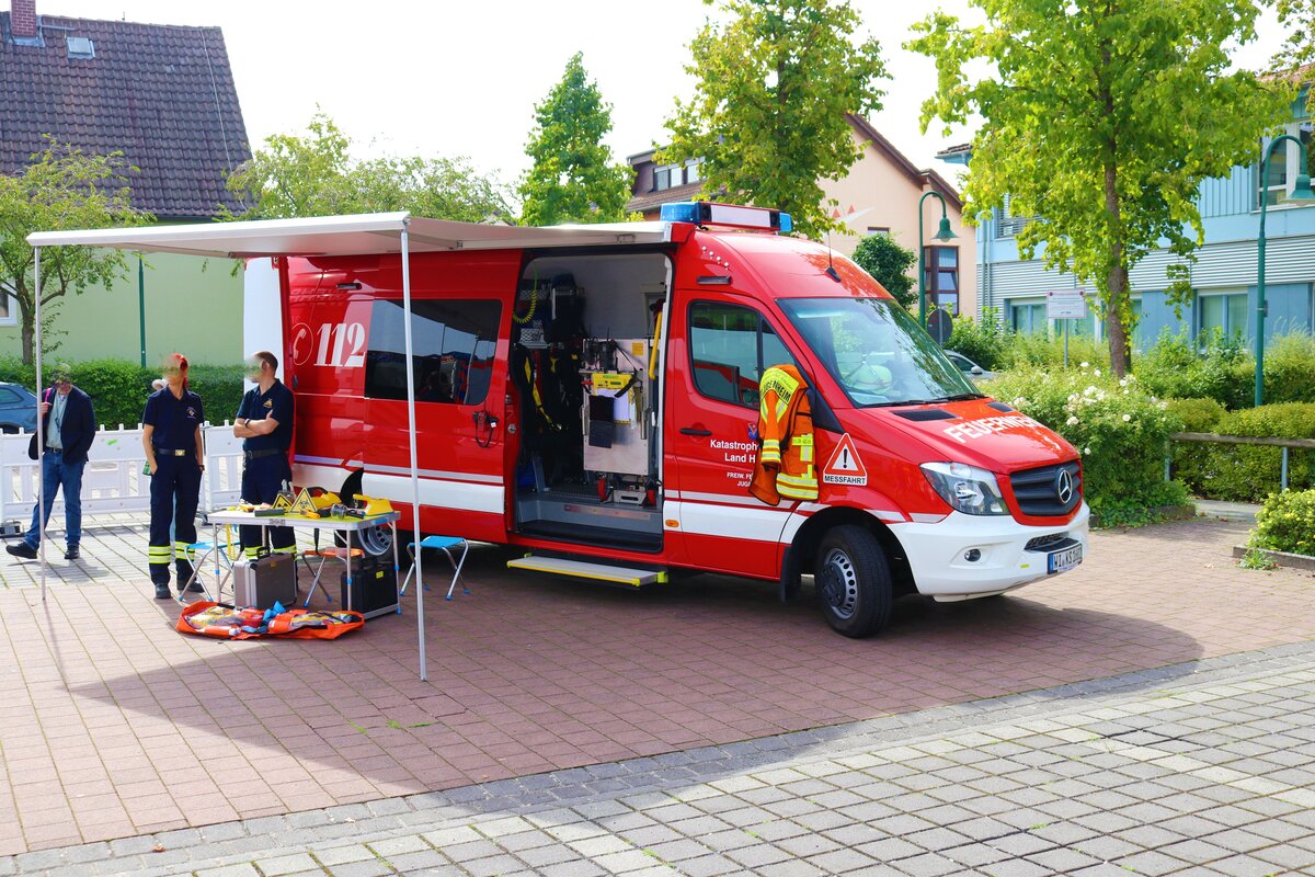 Feuerwehr Jugenheim Mercedes Benz Sprinter GW-ABC Erkunder am 03.09.23 in Eppertshausen