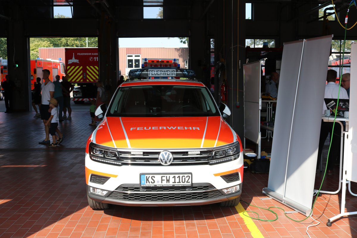 Feuerwehr Kassel VW Tiguan KdoW am 25.08.19 beim Tag der offenen Tür