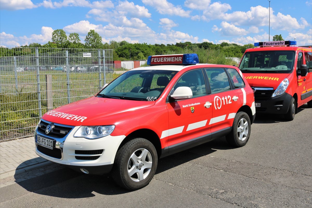 Feuerwehr Kleinostheim VW Touareg KdoW am 03.06.18 beim Tag der offenen Tür im Gefahrenabwehrzentrum Hanau 
