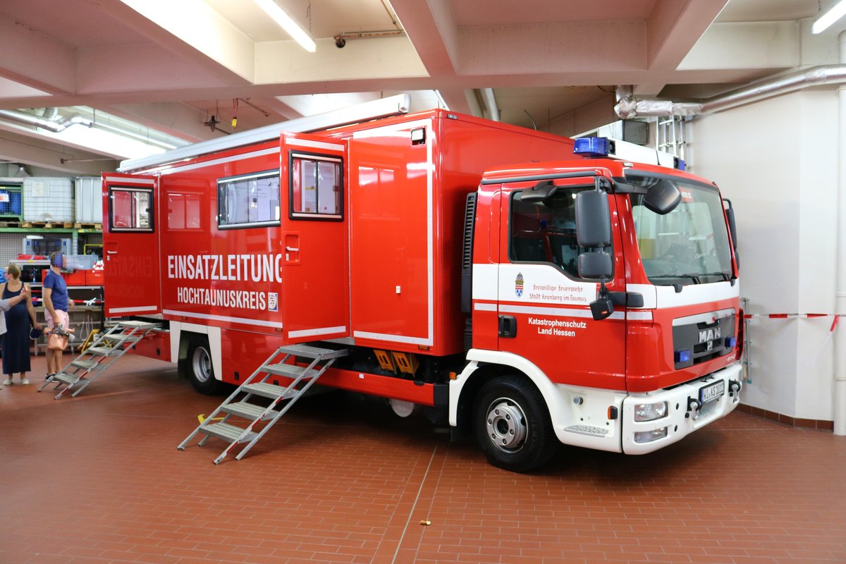 Feuerwehr Kronberg im Taunus MAN TGM ELW2 am 01.09.19 beim Tag der offenen Tür
