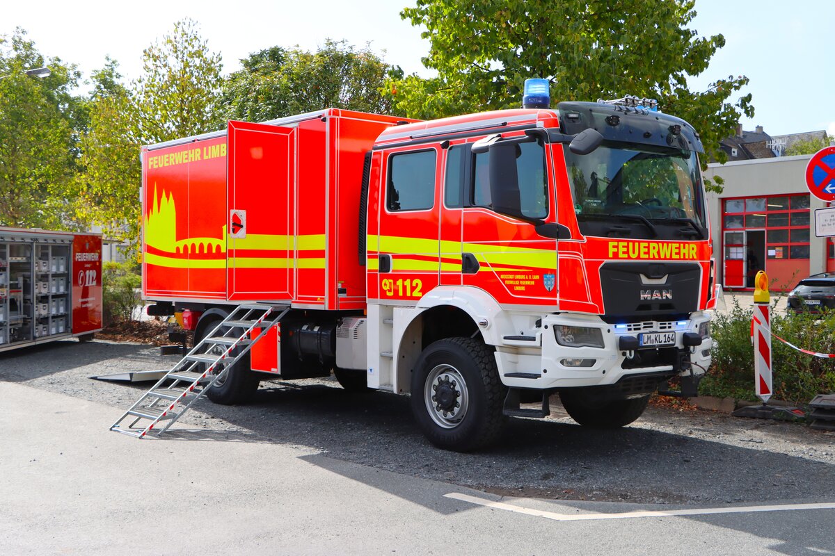 Feuerwehr Limburg an der Lahn MAN TGM 18.290 GW-L (Florian Limburg 1-64) am 23.08.26 beim Tag der offenen T�r