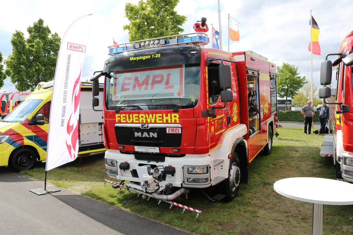 Feuerwehr Marpingen MAN TGM TLF4000 am 18.05.19 auf der RettMobil in Fulda