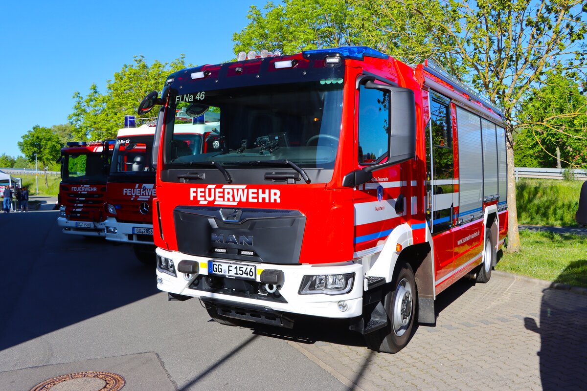 Feuerwehr Nauheim MAN TGM 13.320 HLF20 (Florian Nauheim 46) am 01.05.26 beim Tag der offenen T�r