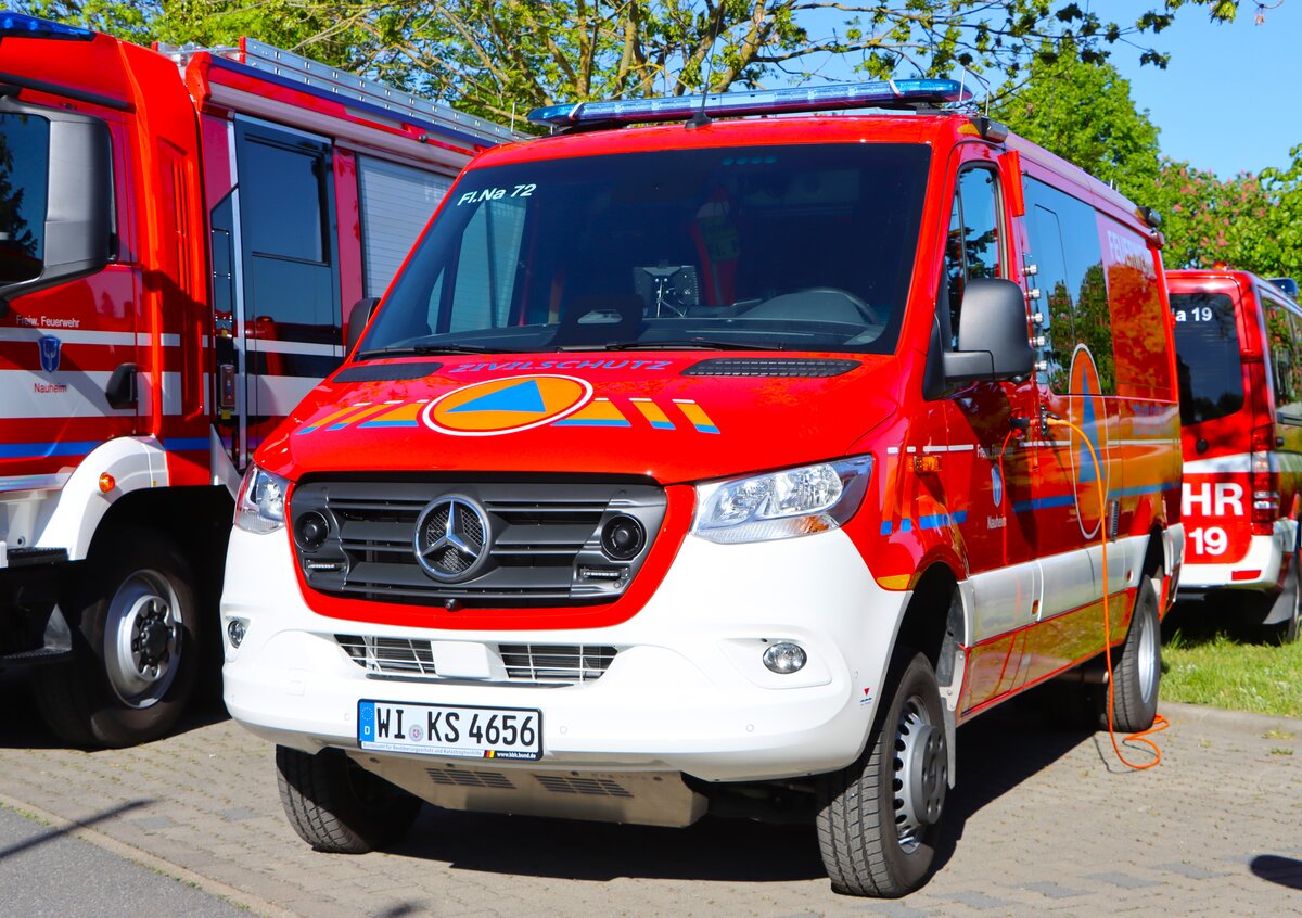 Feuerwehr Nauheim Mercedes Benz Sprinter 519 CDI CBRN-Erkundunder (Florian Nauheim 72) am 01.05.26 beim Tag der offenen T�r