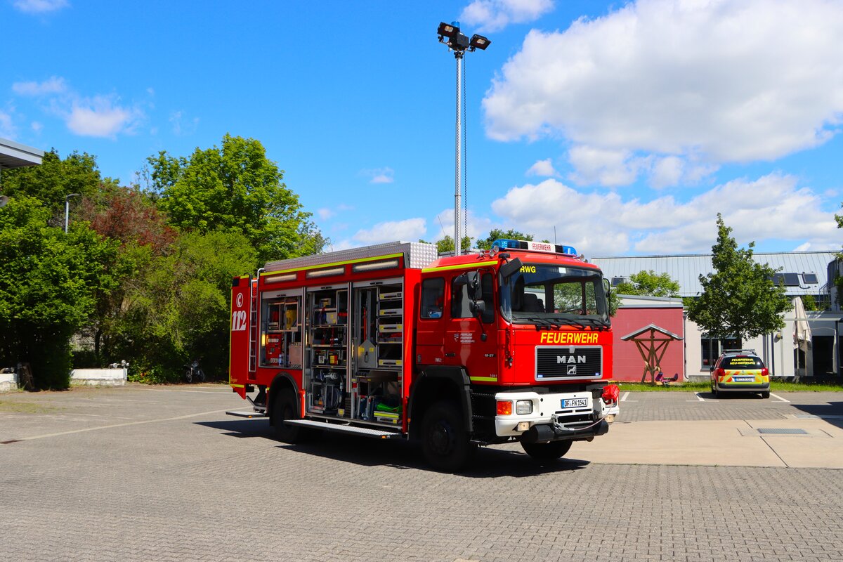 Feuerwehr Neu-Isenburg MAN 17.272 AF Ziegler RWG (Florian Isenburg 1/54-1) ex Eschnborn am 13.06.26 bei einen Fototermin. Danke f�r das tolle Shooting
