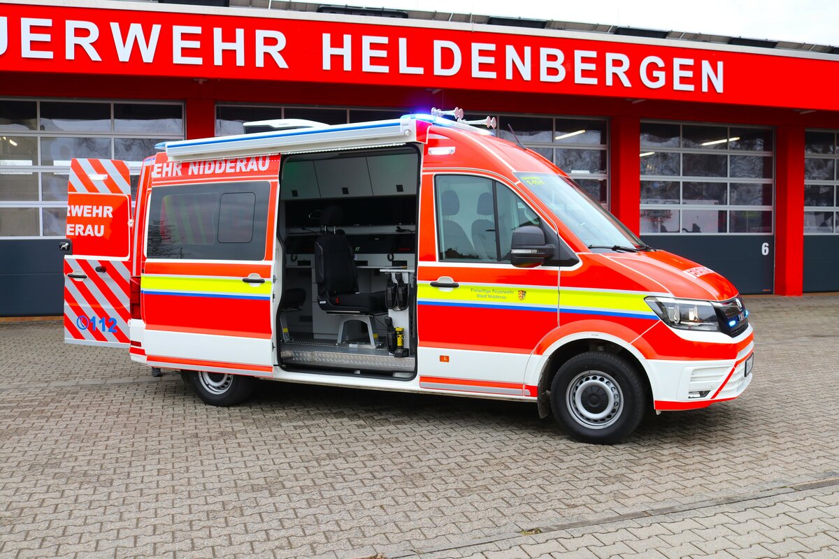 Feuerwehr Nidderau Heldenbergen MAN TGW ELW (Florian Nidderau 1-11-1) am 17.02.24 bei einen Fototermin. Danke für das tolle Shooting