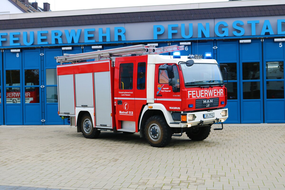 Feuerwehr Pfungstadt MAN LF10 (Florian Pfungstadt 1-43) am 12.11.22 bei einen Fototermin