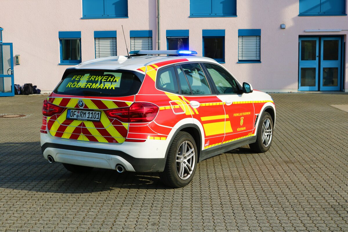Feuerwehr Rödermark BMW X3 KdoW (Florian Rödermark 1/10-1) am 22.02.23 bei einen Fototermin