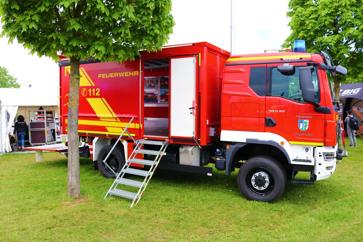 Feuerwehr Tegernheim MAN TGS GW-L am 12.05.23 auf dem Rettmobil in Fulda