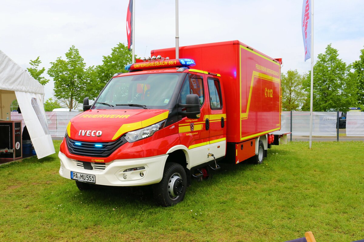 Feuerwehr Untergriesbach IVECO Daily GW-L am 12.05.23 auf dem Rettmobil in Fulda