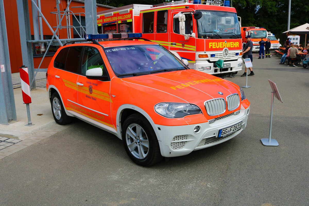 Feuerwehr Walldorf BMW X3 KdoW am 26.05.22 beim Tag der offenen Tür