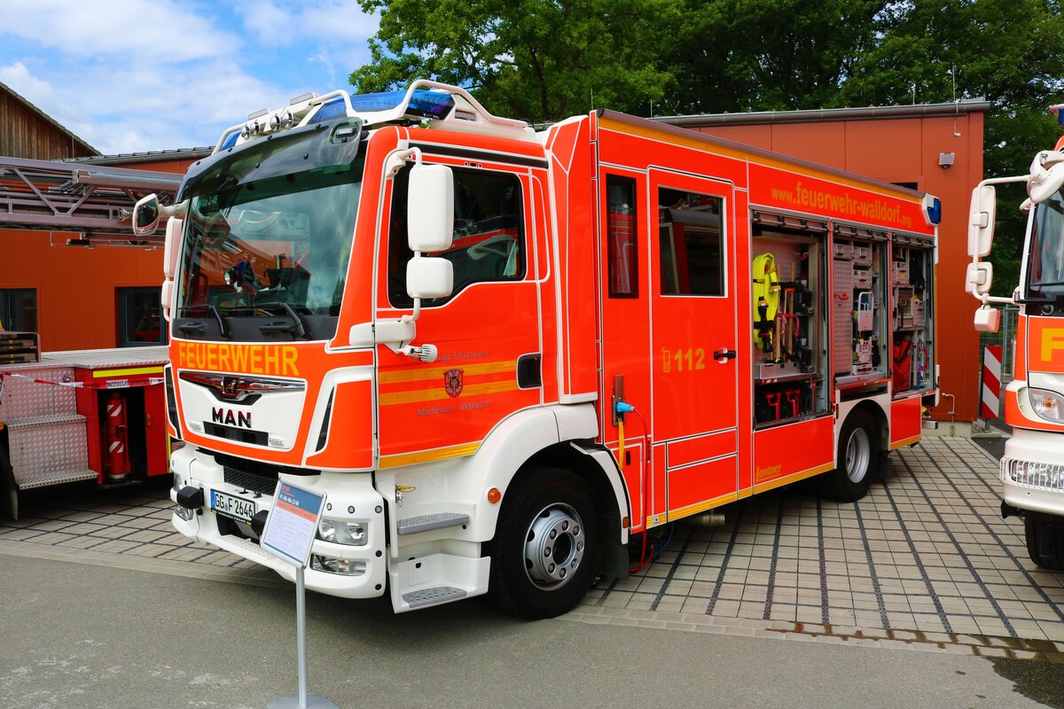Feuerwehr Walldorf MAN TGM LF20 am 26.05.22 beim Tag der offenen Tür