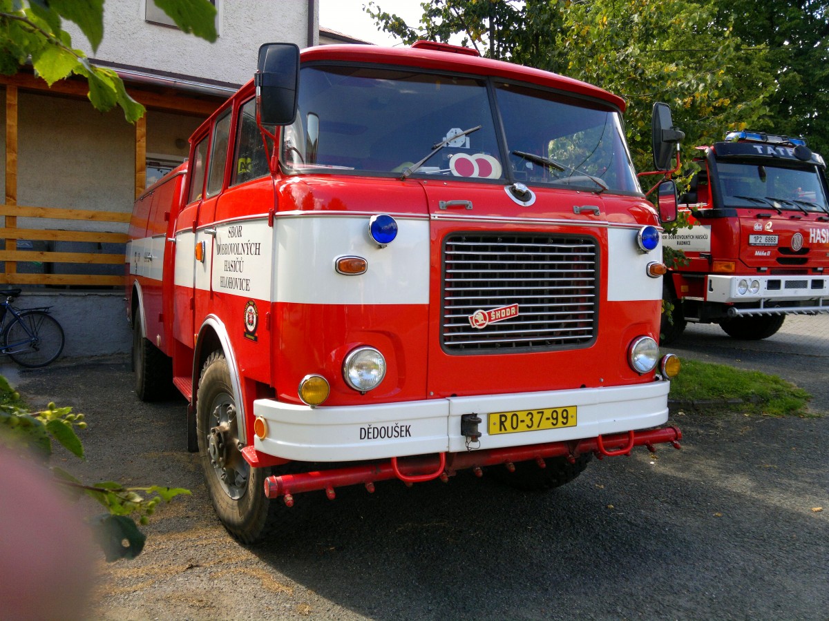 Feuerwehrauto Škoda 706 RTHP CAS25. Hlohovice am 2.8.2014  