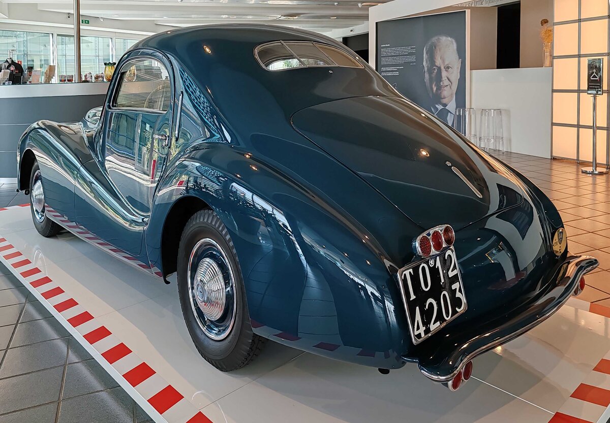 =Fiat 1500 C, Bj. 1941, gesehen im Museo Nicolis in Verona, 09-2025