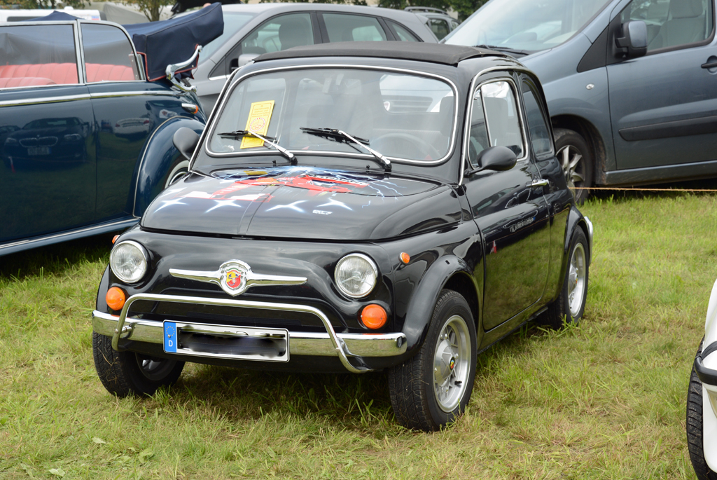 Fiat 500 Oldie am Flugplatz Wershofen - 07.09.2014